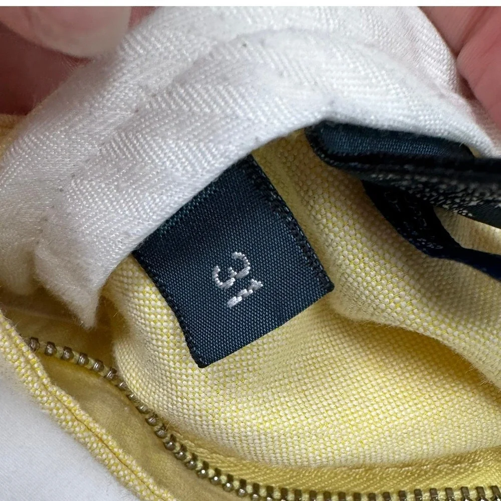 Polo Ralph Lauren Preston Shorts Mens 31 Yellow Cotton Chino Classic Fit Casual